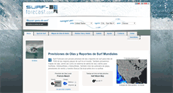Desktop Screenshot of es.surf-forecast.com